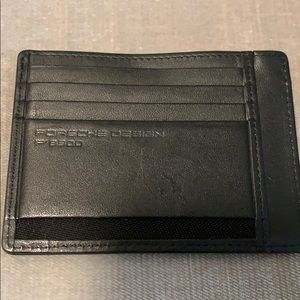 Porsche Design P3300 Black Leather Card Wallet